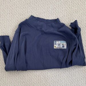 PARKE Ribbed Pullover w/ Nostalgia Patch BRAND NEW
